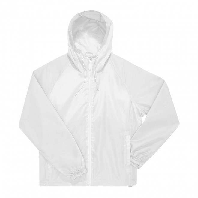 COUPE-VENT MIXTE SAC PERSONNALISE 'WINDBREAKER' - blanc