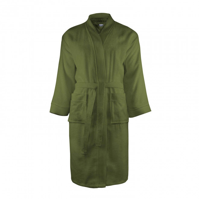 PEIGNOIR PERSONNALISABLE 'BATHROBE 340' - kaki