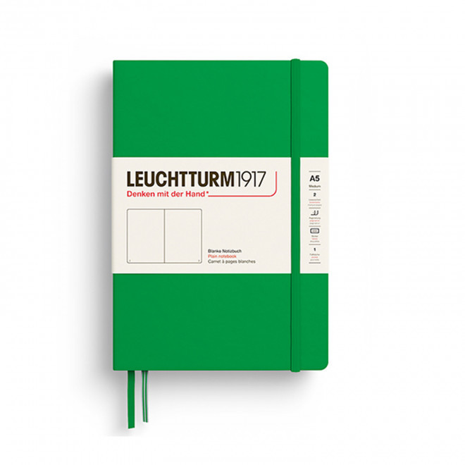 CARNET A5 LEUCHTTURM1917 PERSONNALISE 'MEDIUM A5 LIGNE' - vert prairie