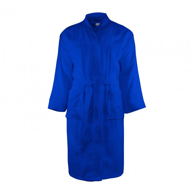 PEIGNOIR PERSONNALISABLE 'BATHROBE 340' - bleu royal