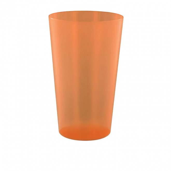 GOBELET MIF RÉUTILISABLE PERSONNALISÉ 30 CL 'CUPY' - orange givré
