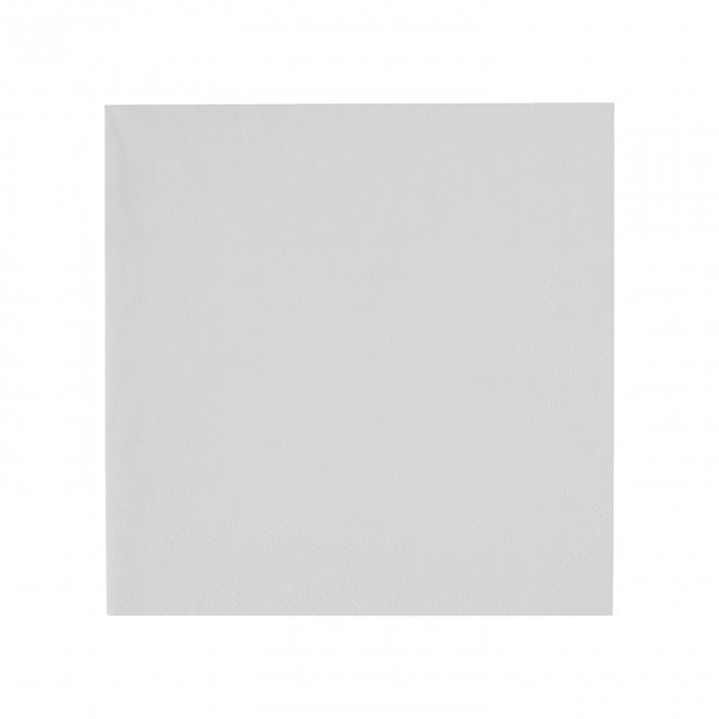 SERVIETTE COCKTAIL PERSONNALISEE 25X25 'NAPKIN COLOR' - blanc