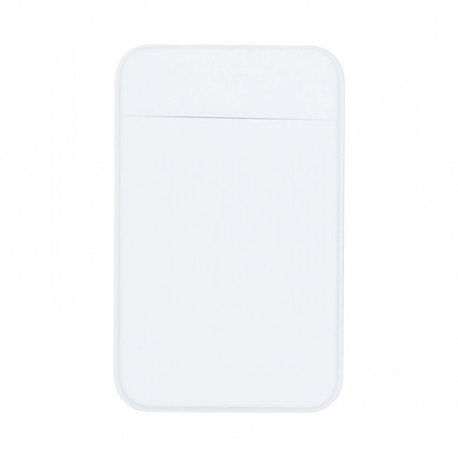 PORTE-CARTE TELEPHONE PERSONNALISABLE 'LEANA' - blanc
