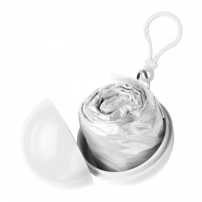 PONCHO ADULTE PERSONNALISE 'GALWAY COLOR' - blanc