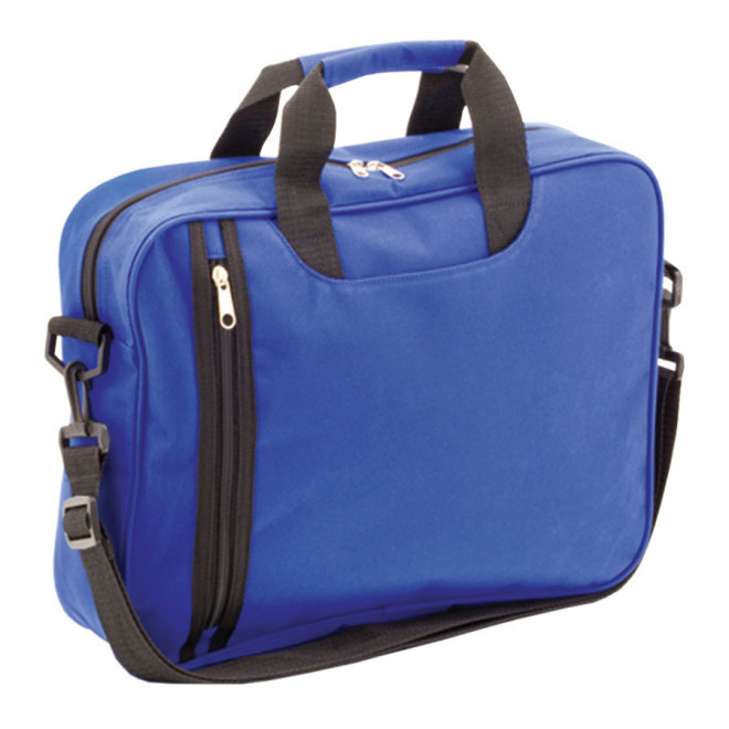 SACOCHE PORTE-DOCUMENTS PERSONNALISÉE 'LINCOLN' - bleu