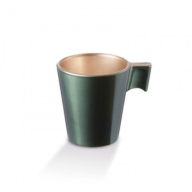 TASSE EN VERRE 80ML PERSONNALISEE 'FLASHY' - vert sauge