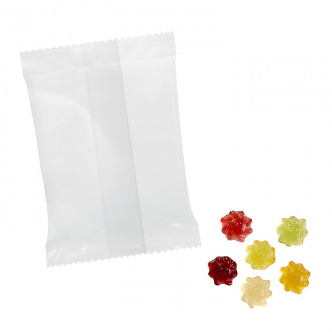 BONBONS GOMME DE FRUITS PERSONNALISABLE 'PIMPY'  - soleil