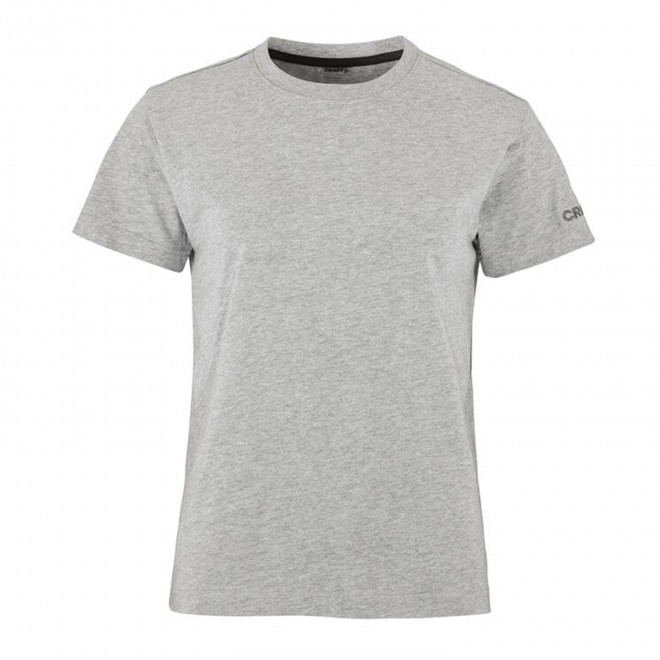 TEE-SHIRT CRAFT PERSONNALISABLE 'COMMUNITY 2.0' FEMME - gris chiné
