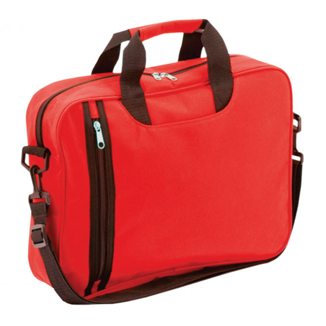 SACOCHE PORTE-DOCUMENTS PERSONNALISÉE 'LINCOLN' - rouge