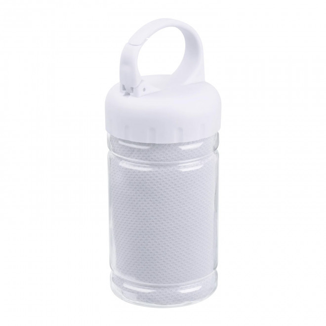 SERVIETTE DE SPORT PERSONNALISBALE 'REFRESHI' - blanc
