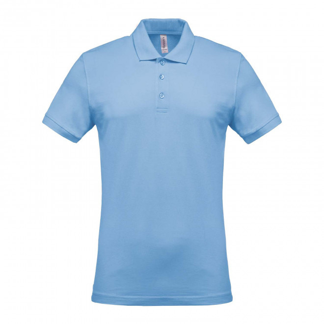 POLO HOMME PERSONNALISABLE 'KARIBO 180' - bleu ciel