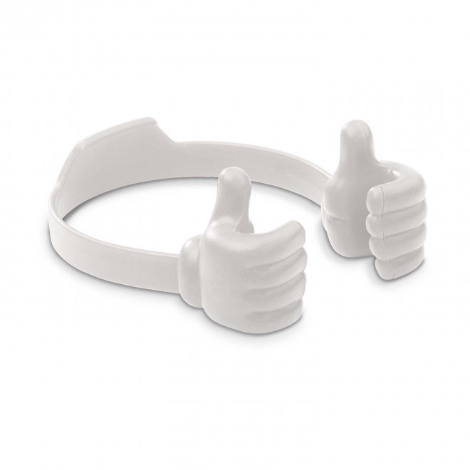 SUPPORT DE TELEPHONE PERSONNALISABLE  'HANDS' - blanc