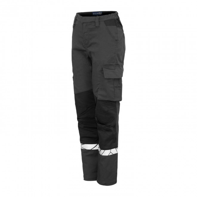 PANTALON FEMME PERSONNALISE PROJOB 'PROGRESSION 7511' - noir/rouge