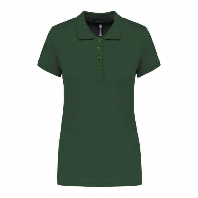 POLO FEMME PERSONNALISABLE 'KARIBO 180' - vert forêt