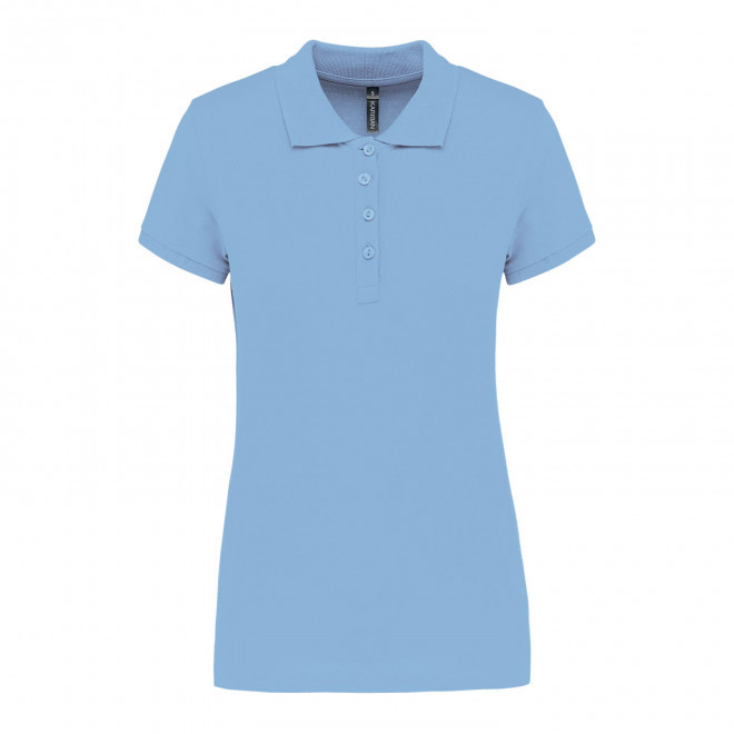 POLO FEMME PERSONNALISABLE 'KARIBO 180' - bleu ciel