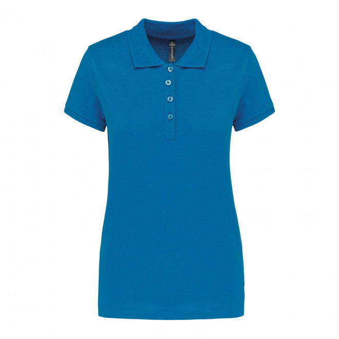 POLO FEMME PERSONNALISABLE 'KARIBO 180' - bleu