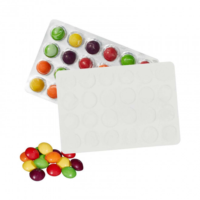 TABLETTE DE BONBONS PERSONNALISABLE 'SKITTLES' - skittles