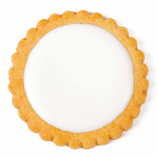 BISCUIT PERSONNALISE AVEC GLACAGE INDIVIDUEL 'LUCE' - biscuit