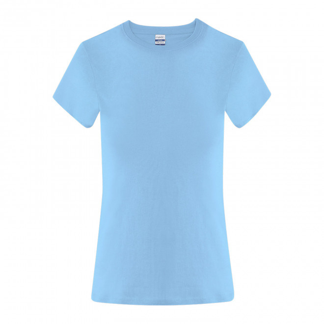 TEE-SHIRT FEMME COULEUR PERSONNALISABLE 'NAYA 150 2.0' - bleu clair