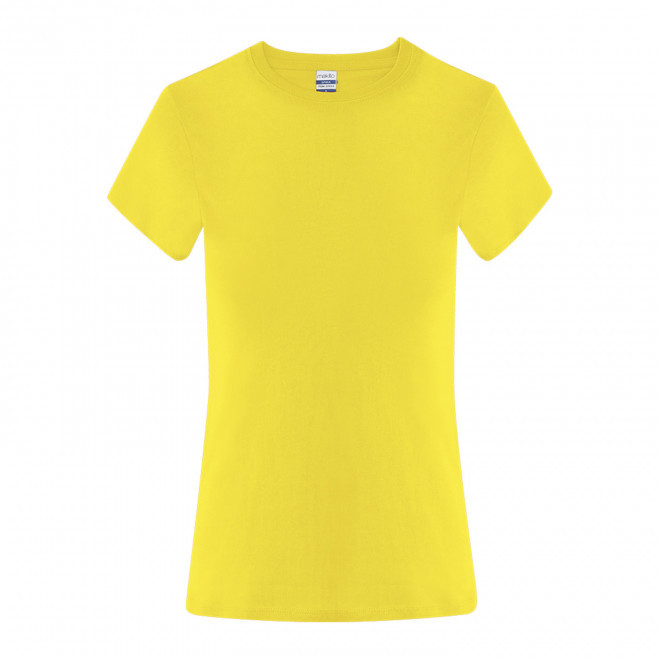 TEE-SHIRT FEMME COULEUR PERSONNALISABLE 'NAYA 150 2.0' - jaune