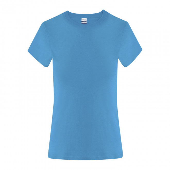 TEE-SHIRT FEMME COULEUR PERSONNALISABLE 'NAYA 150 2.0' - turquoise