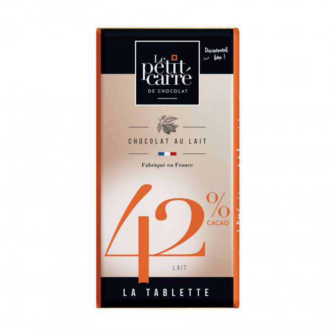 TABLETTE DE CHOCOLAT PERSONNALISÉE DE 90G LPCC® 'CHOCOLY' - 42%