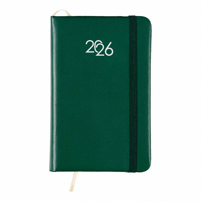 AGENDA SEMAINIER PERSONNALISABLE 'MARCHO MINI' - vert