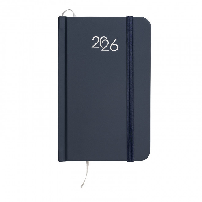 AGENDA SEMAINIER CARTON PERSONNALISE 'SEPTI MINI' - bleu marine
