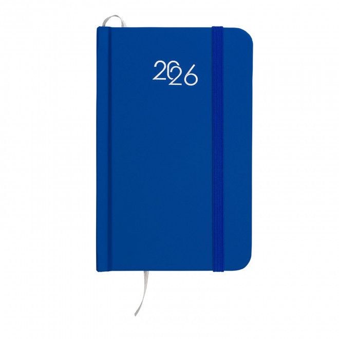 AGENDA SEMAINIER CARTON PERSONNALISE 'SEPTI MINI' - bleu royal