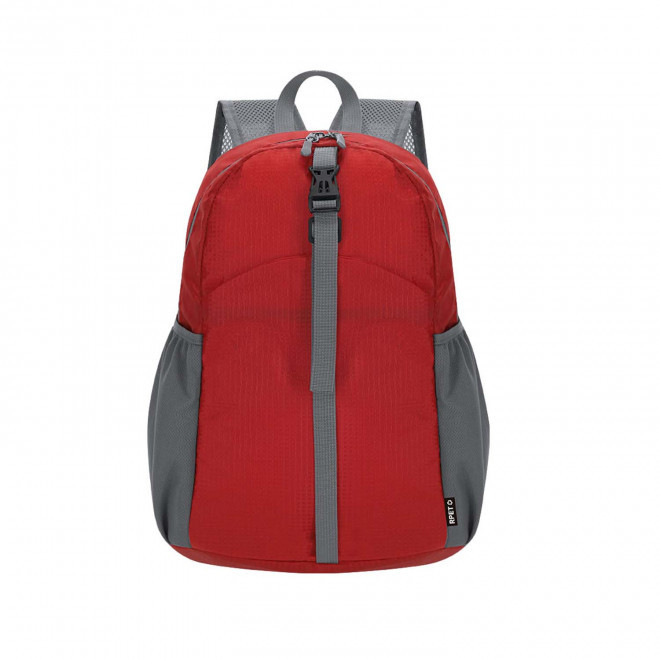 SAC A DOS PLIABLE RPET PERSONNALISABLE 'CHRISTY' - rouge