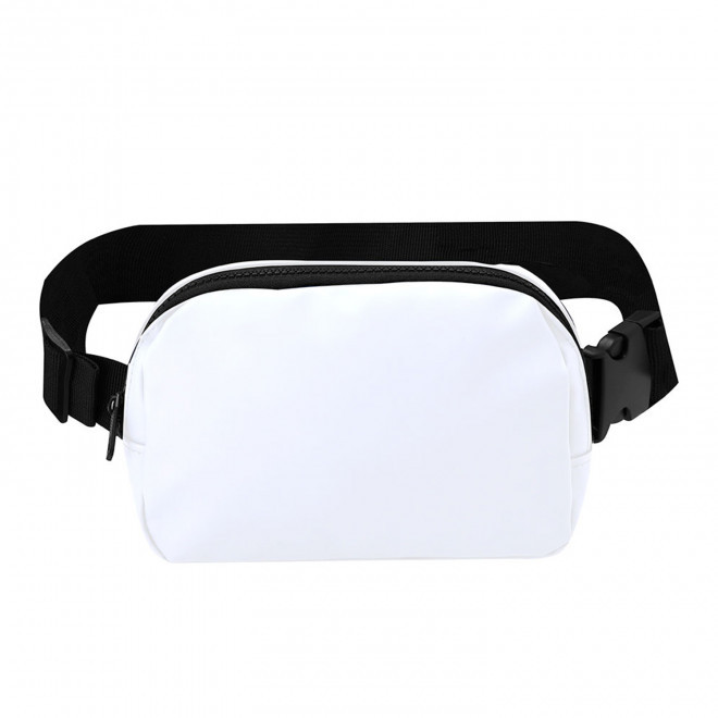 BANANE EN PU PERSONNALISABLE 'COLLY'  - blanc