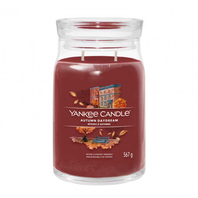 BOUGIE DEUX MECHES GRANDE 'YANKEE CANDLE' - rêverie d'automne