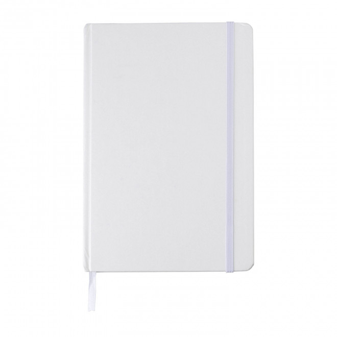 CARNET A5 EN CARTON RECYCLE PERSONNALISABLE 'HORUS COLOR' - blanc