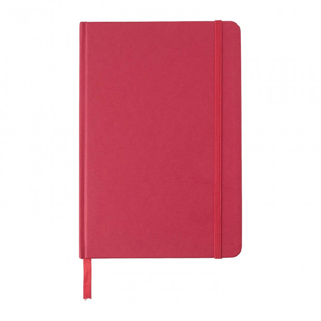 CARNET A5 EN CARTON RECYCLE PERSONNALISABLE 'HORUS COLOR' - rouge