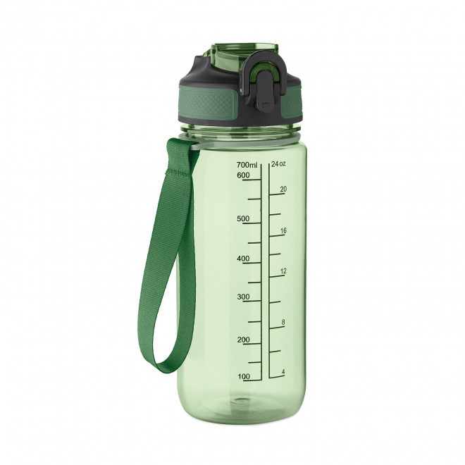 GOURDE RPET PERSONNALISABLE AVEC PAILLE 700ML 'DAYLY' - vert