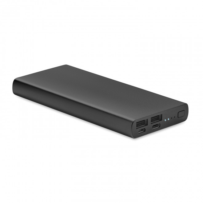 BATTERIE DE SECOURS PUBLICITAIRE 'POWERDOCK 10 000 MAH' - noir