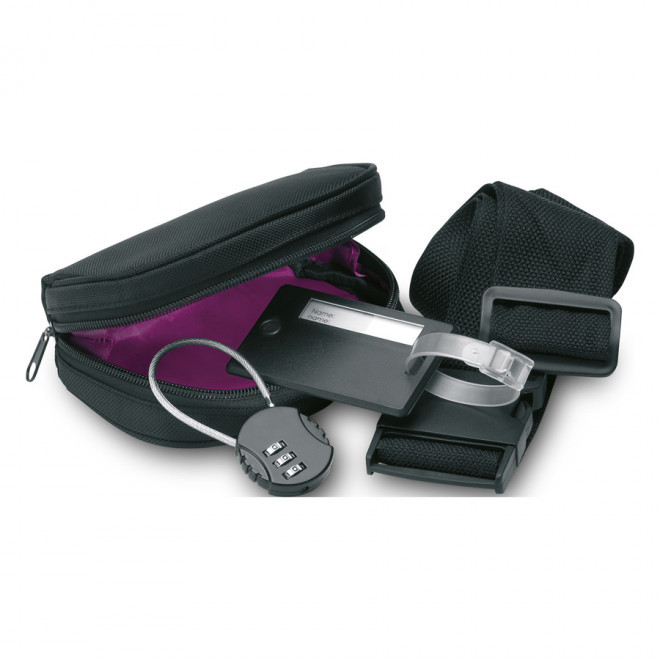 SET DE VOYAGE PERSONNALISÉ 'MADERE' - noir