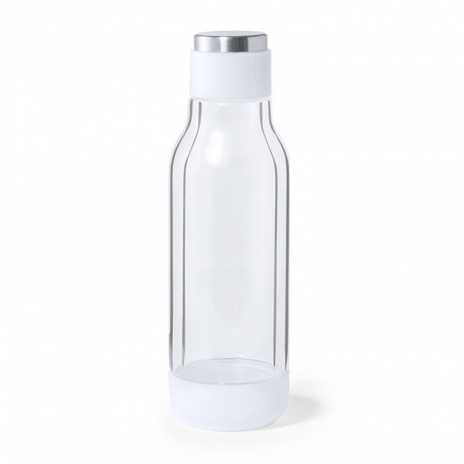 BOUTEILLE PUBLICITAIRE  ISOTHERME VERRE 500ML 'BORISO'  - transparent