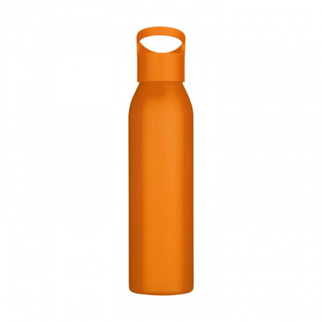 BOUTEILLE PUBLICITAIRE EN ACIER RECYCLE 650ML 'SIMCOE' - orange