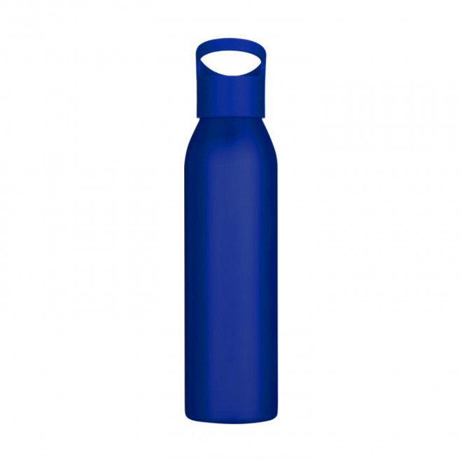 BOUTEILLE PUBLICITAIRE EN ACIER RECYCLE 650ML 'SIMCOE' - bleu