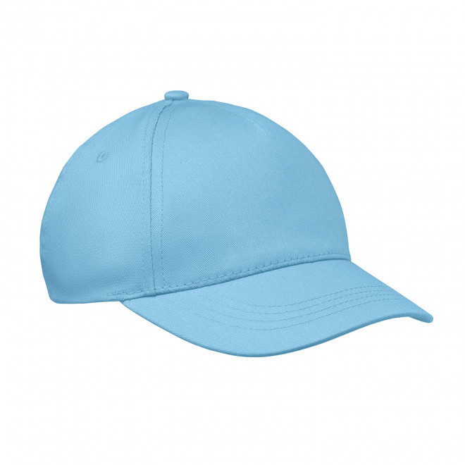 CASQUETTE 5 PANS ENFANT PERSONNALISABLE 'BUZZ' - bleu clair