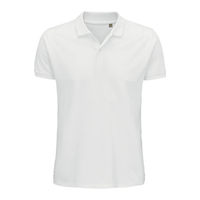 POLO PUBLICITAIRE HOMME BIO 'PLANET' BLANC 170 GR/M² - blanc