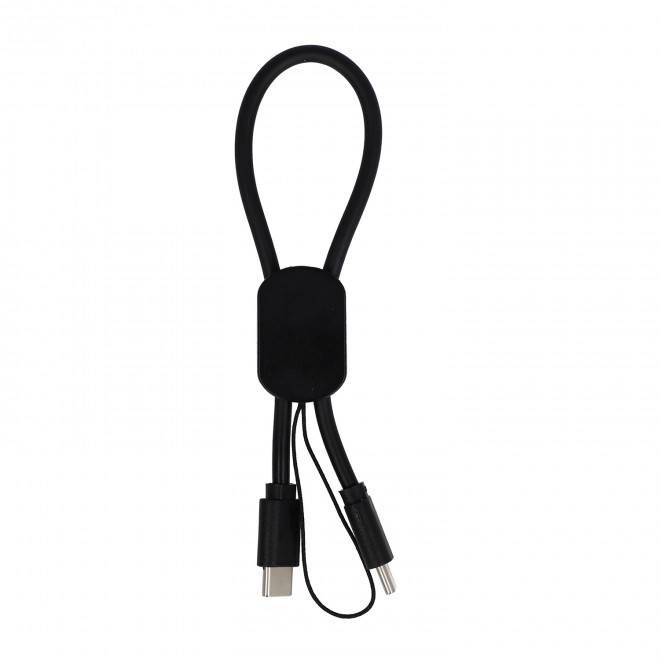 CABLE MINI 60W PERSONNALISABLE 'PITIO' - noir