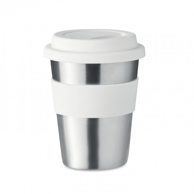 MUG NOMADE INOX 350 ML PERSONNALISABLE 'STARZ' - blanc