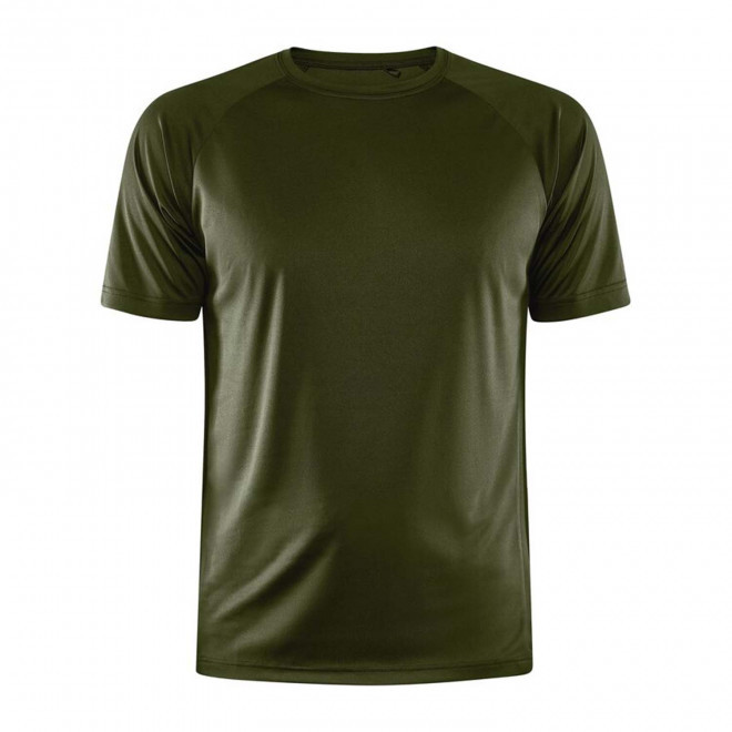TEE SHIRT SPORT HOMME PERSONNALISABLE 'CORE UNIFY' - vert foncé