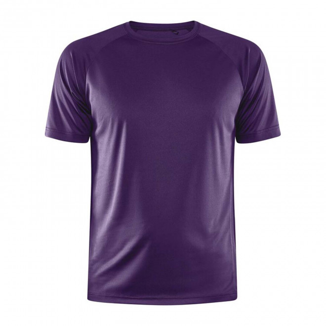 TEE SHIRT SPORT HOMME PERSONNALISABLE 'CORE UNIFY' - violet