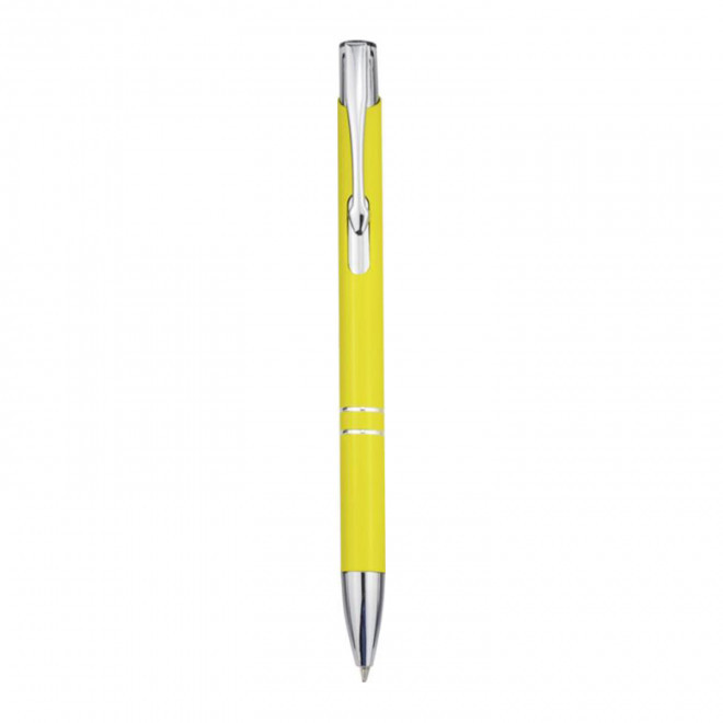 RAPIDE 4 JOURS - STYLO PERSONNALISABLE MINE NOIRE 'OLEG RECYCLE' - jaune