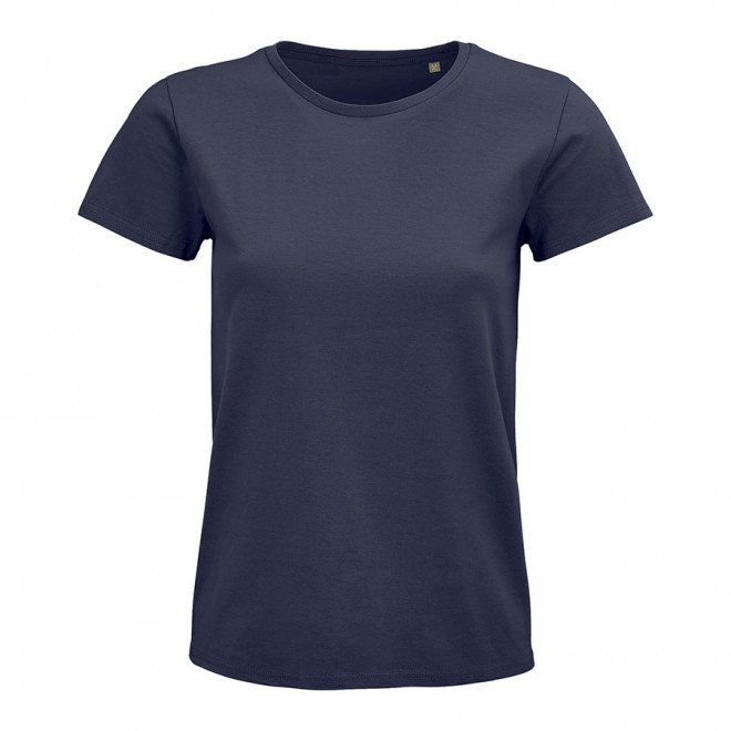 TEE-SHIRT PUBLICITAIRE FEMME BIO COLORE 'PIONEER' 175 GR/M² - gris souris