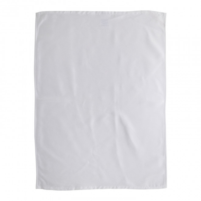 TORCHON DE CUISINE PERSONNALISE SUBLI 220GR/M2 'SECHI' - blanc