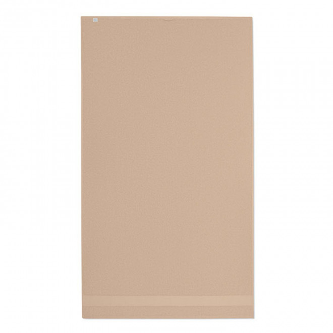 SERVIETTE EPONGE PERSONNALISABLE 'ISLAND BIO 100x180' - ivoire